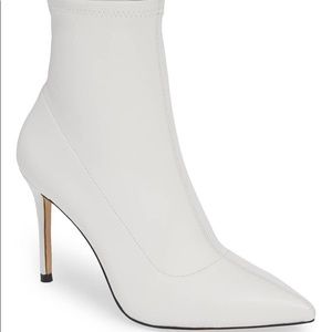 Something Navy x Nordstrom White Sock Booties